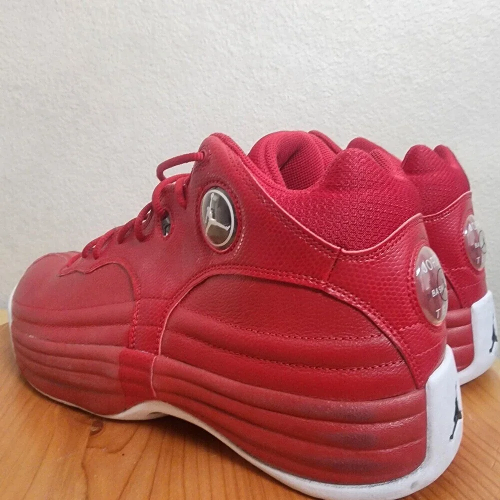 Jordan Jumpman Team Shoes Mens Size 11.5 Gym Red White Basketball 644938-601